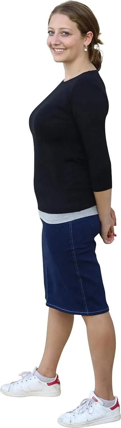 Kosher Casual Women's Modest 'Hippies' Half Cami-Shirt Layering Extension