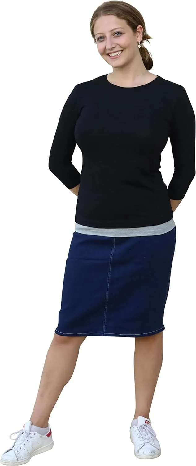 Kosher Casual Women's Modest 'Hippies' Half Cami-Shirt Layering Extension