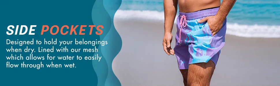 Lapis Blue Color Changing Trunks MEN