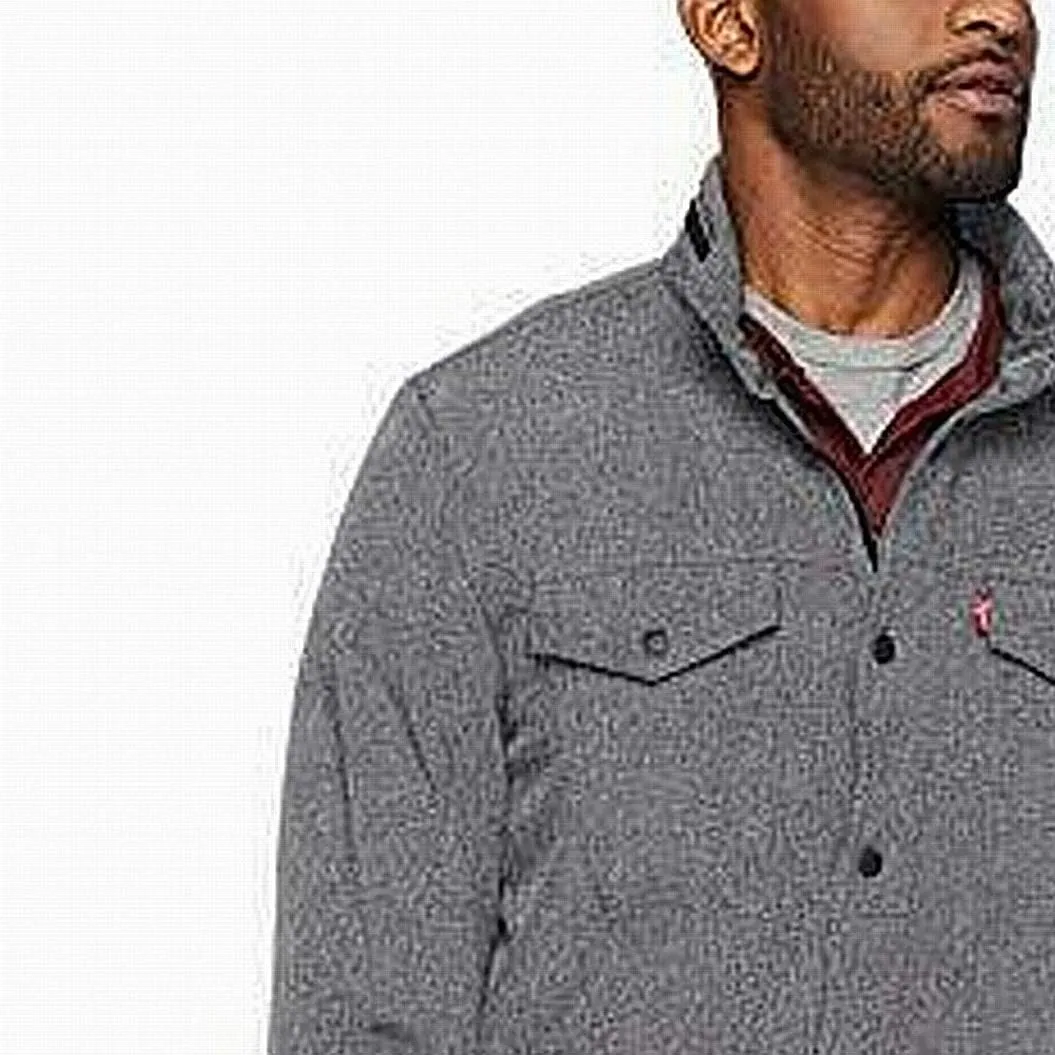 Levi's Men's Soft Shell Stand Collar Commuter Trucker Jackets