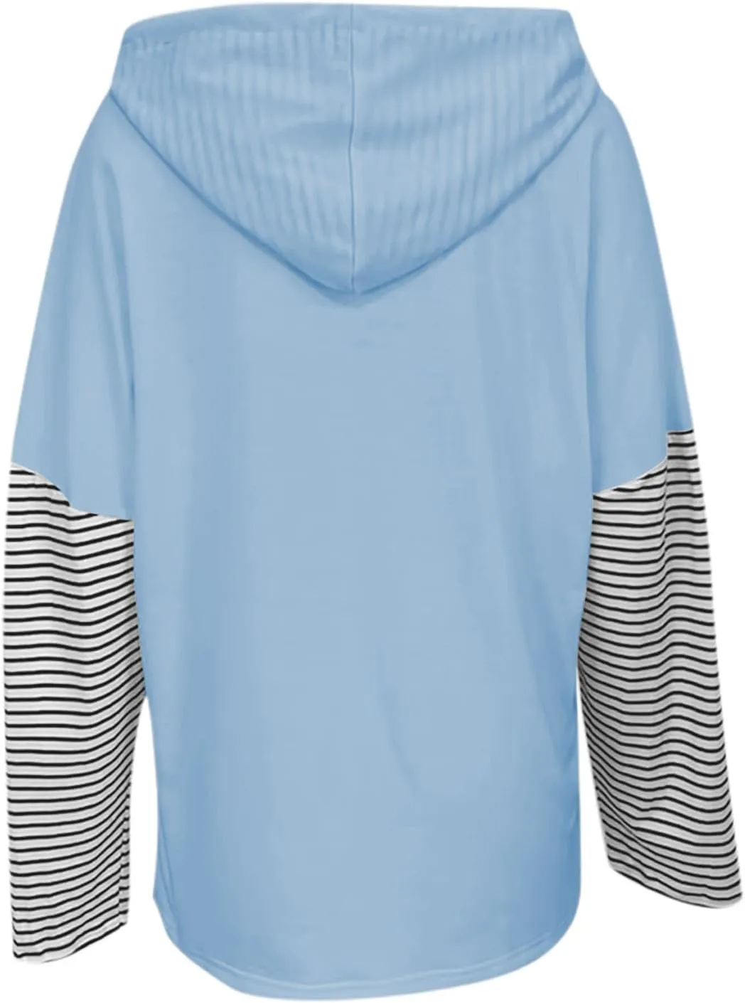 Lightweight Hoodie Sweatshirts For Women 2024 Casual Long Sleeve v Neck Pullover Tops Color Block Oversized Sweatshirt