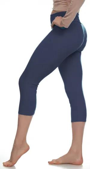 LMB Womens Soft Stretch Leggings Regular/High Yoga Waist 20  Designs One Size