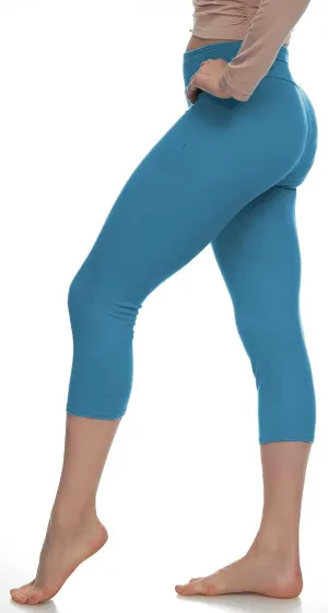 LMB Womens Soft Stretch Leggings Regular/High Yoga Waist 20  Designs One Size