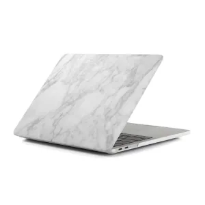MacBook Pro 13 Touchbar pattern printing protective case - Marble Pattern / Light Grey