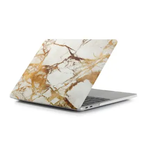MacBook Pro 13 Touchbar pattern printing protective case - Marble Texture / Gold