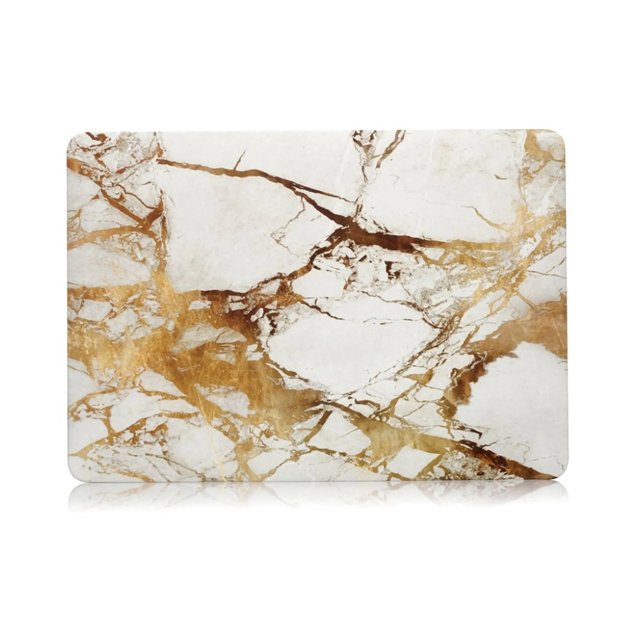 MacBook Pro 13 Touchbar pattern printing protective case - Marble Texture / Gold