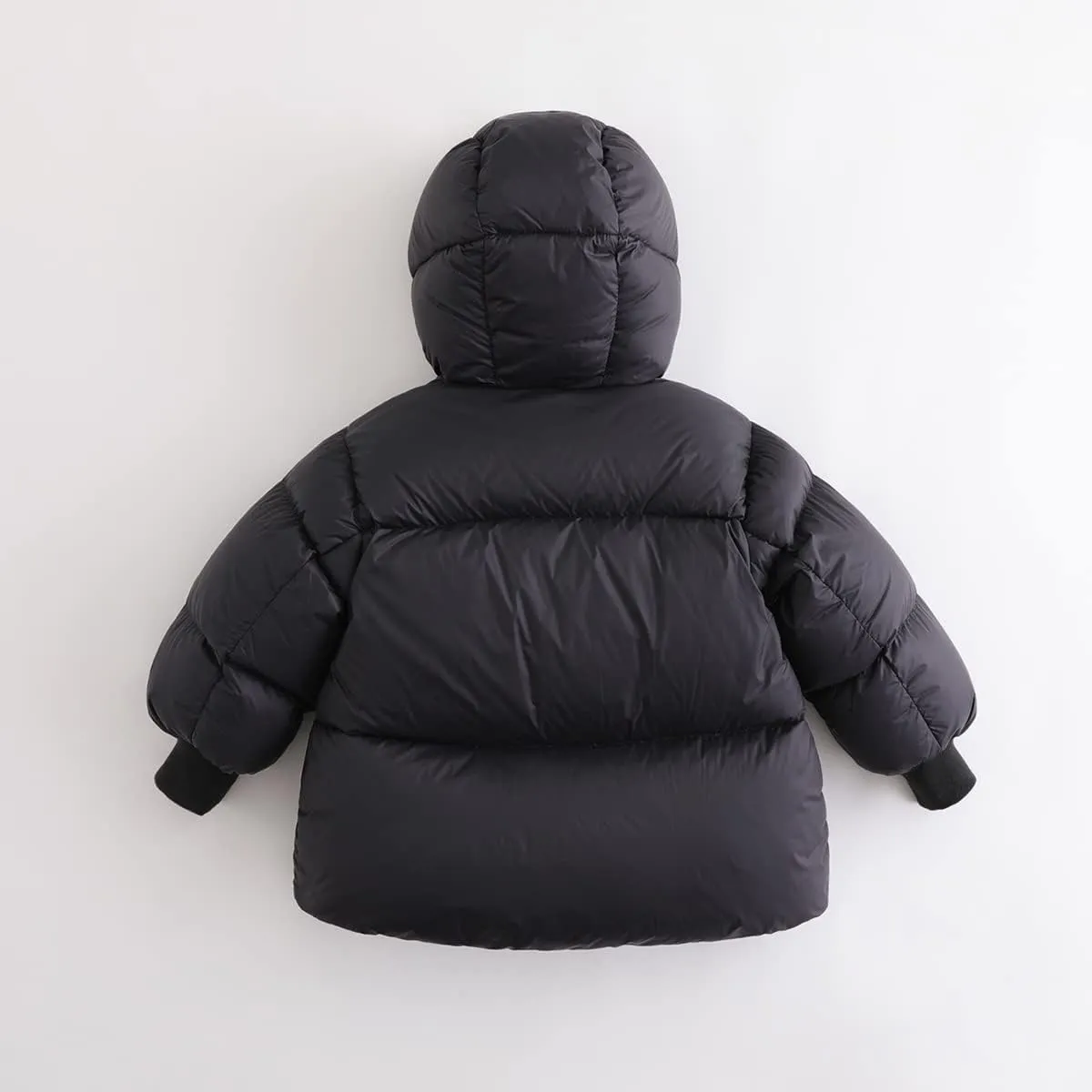 marc & janie Girls Ultralight Hooded Down Jacket Long Sleeve Coat Soft Warm Outerwear 541890