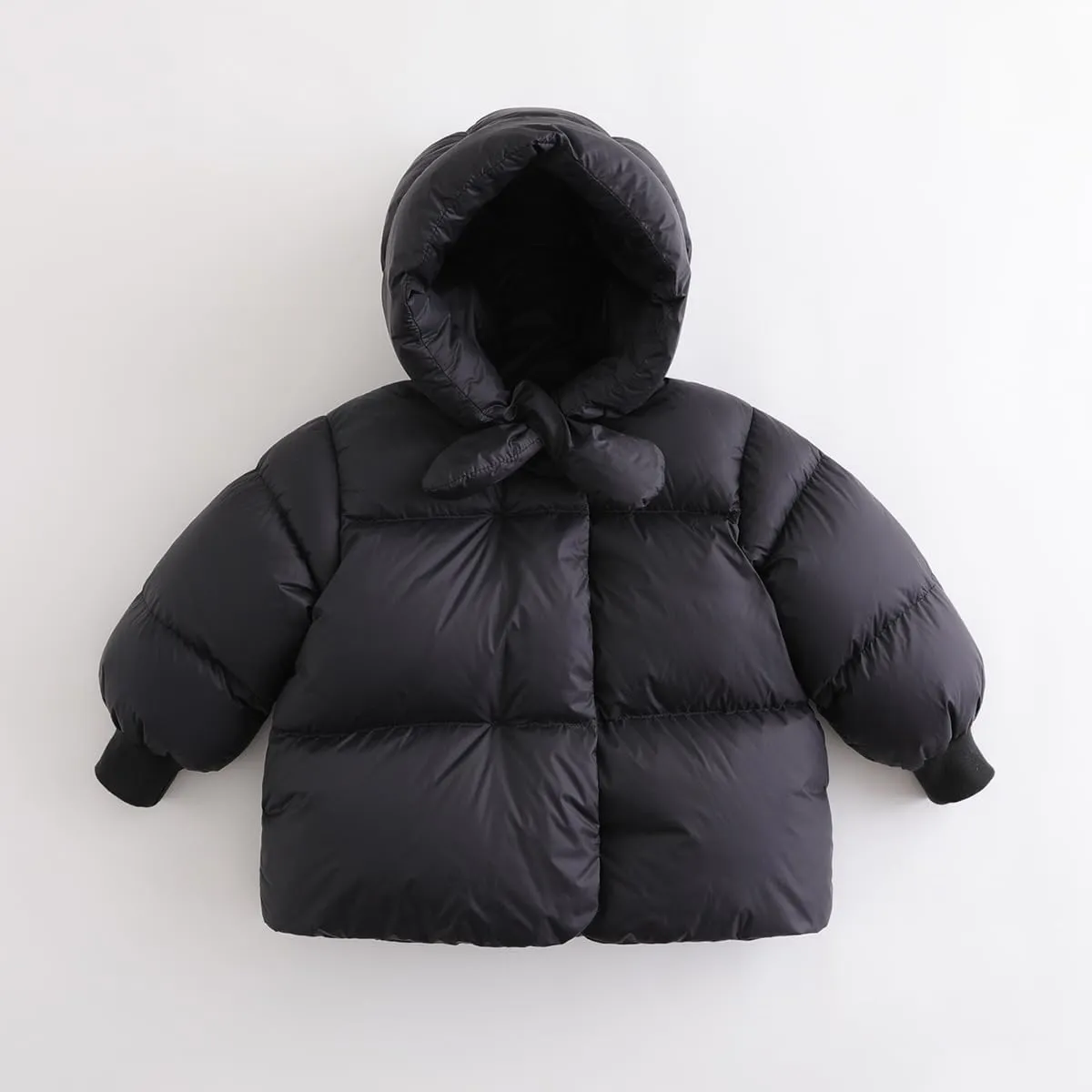 marc & janie Girls Ultralight Hooded Down Jacket Long Sleeve Coat Soft Warm Outerwear 541890
