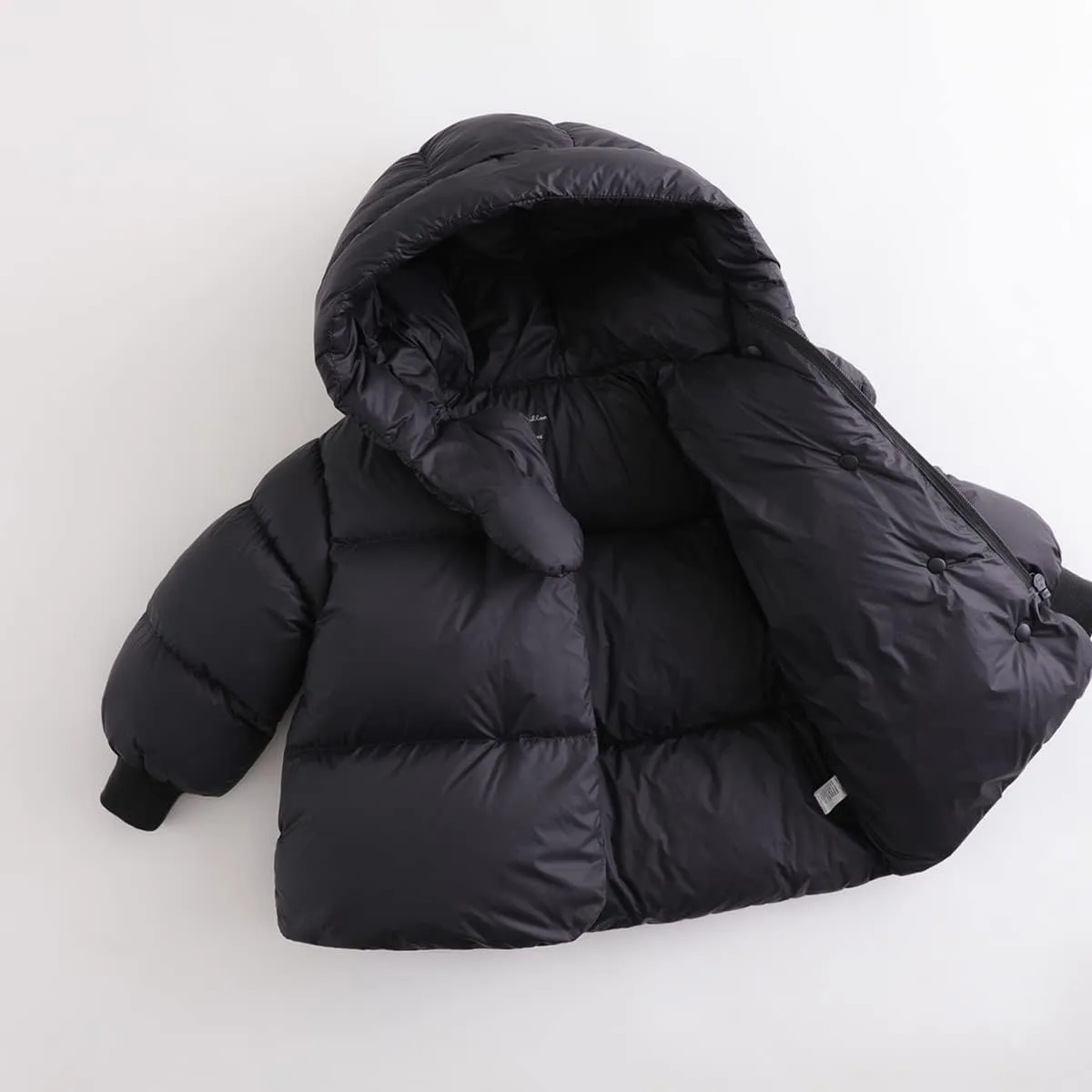 marc & janie Girls Ultralight Hooded Down Jacket Long Sleeve Coat Soft Warm Outerwear 541890