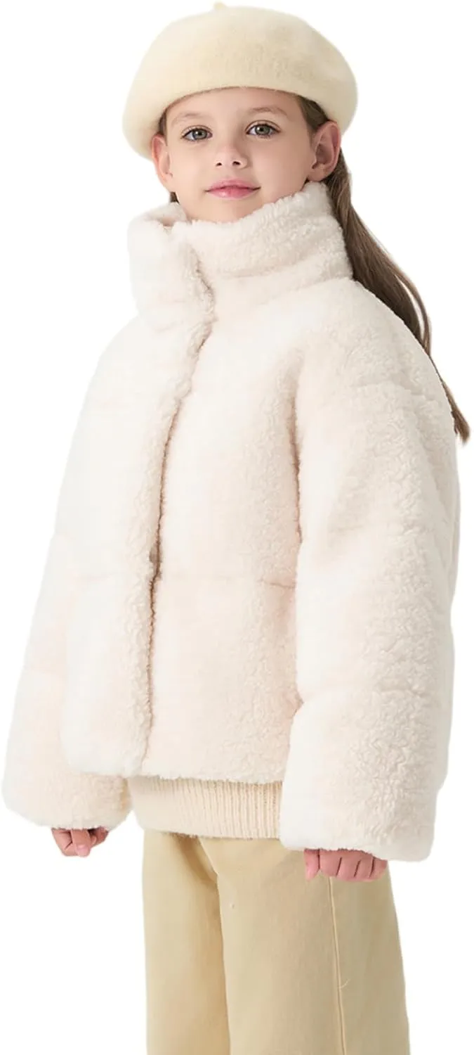 marc & janie Girls Ultralight Loose Full Zip Down Jacket Fashion Warm Coat Outerwear 241602