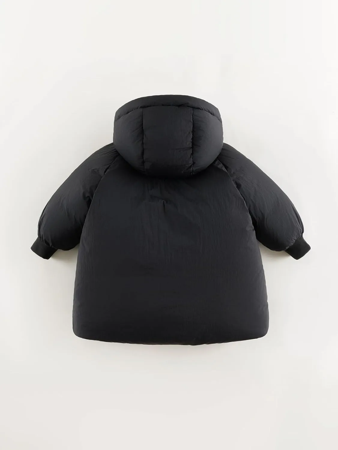 marc & janie Girls Ultralight Mid-Length Hooded Down Jacket Full Zip Coat Warm Outerwear 241611