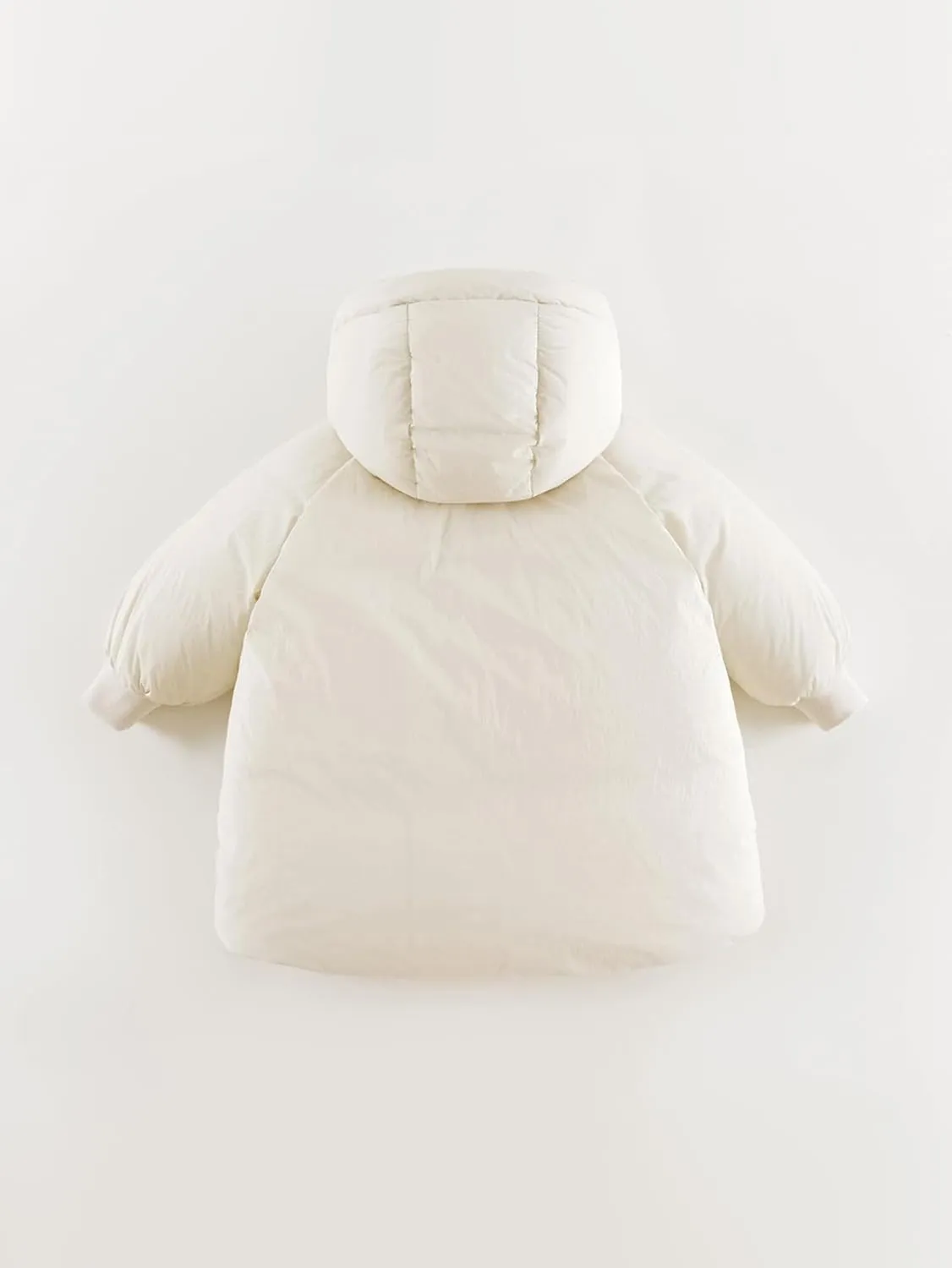 marc & janie Girls Ultralight Mid-Length Hooded Down Jacket Full Zip Coat Warm Outerwear 241611