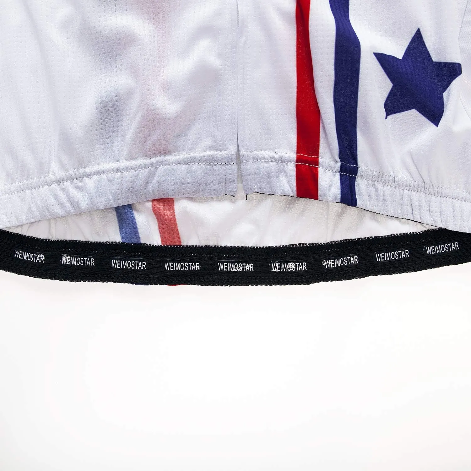 Men Cycling Jersey USA Bike Short Sleeve 3-Pockets Breathable Quick-Dry Shirt Tops S-3XL