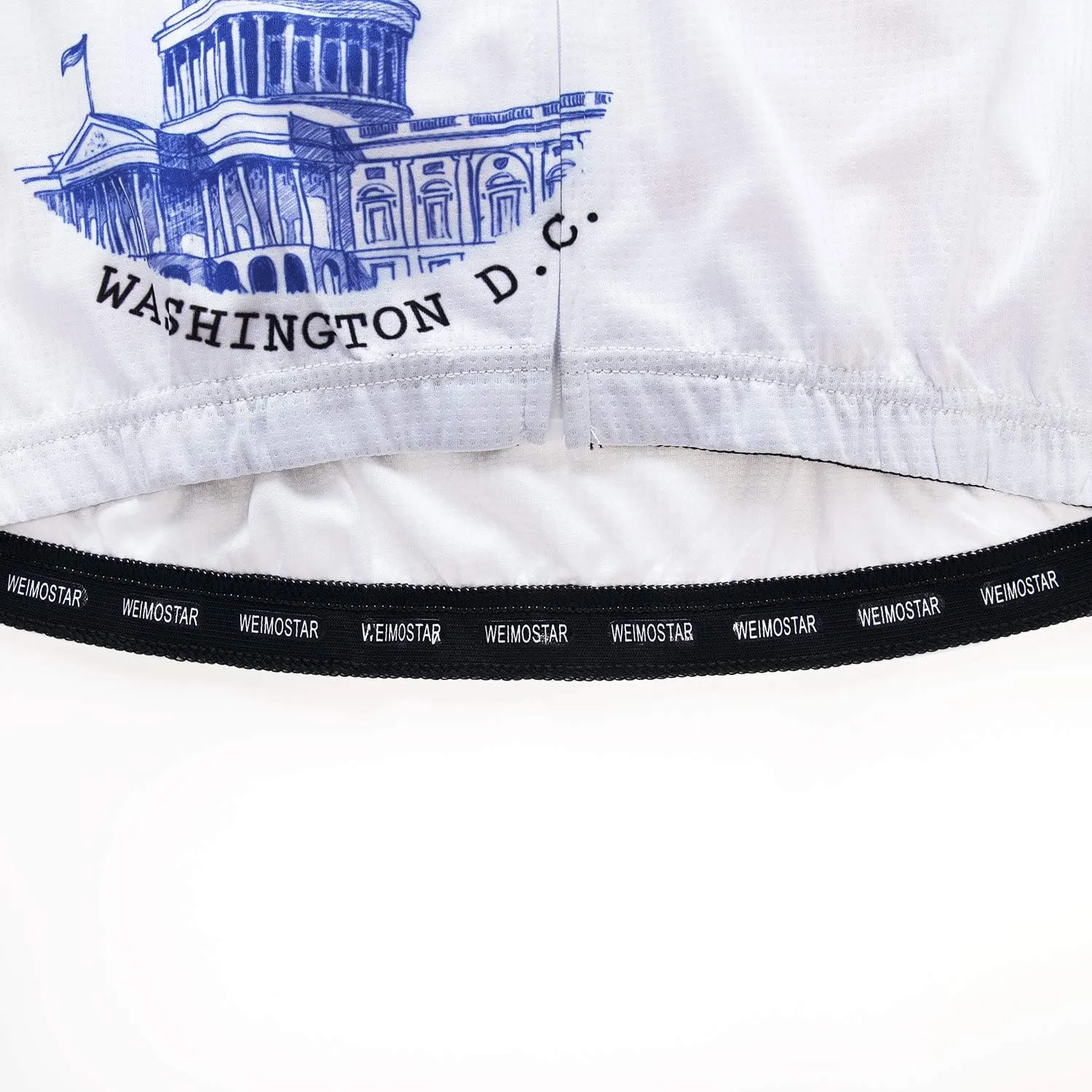 Men Cycling Jersey USA Bike Short Sleeve 3-Pockets Breathable Quick-Dry Shirt Tops S-3XL