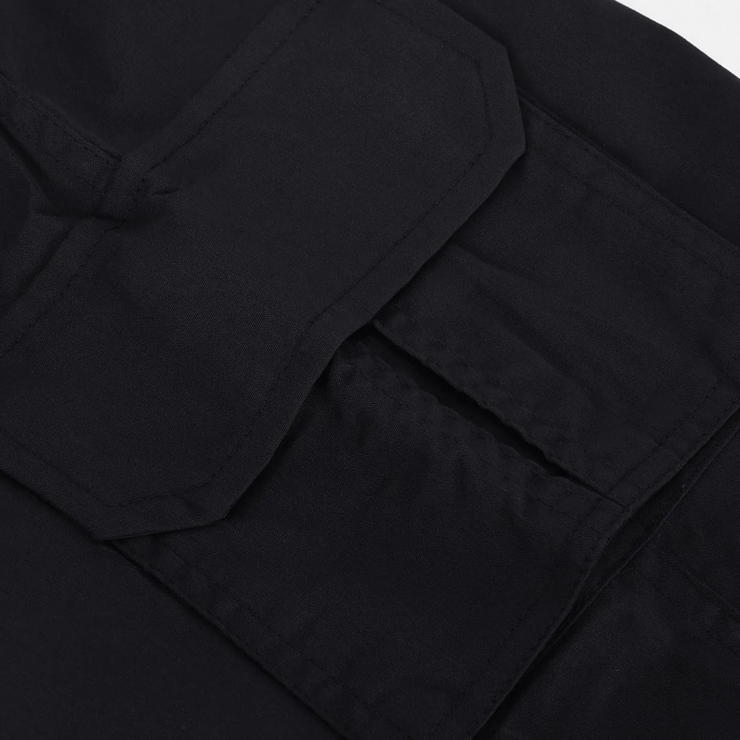 Mens Cargo Pants Casual Lightweight Elastic Waist Drawstring Tapered Pant with Pockets