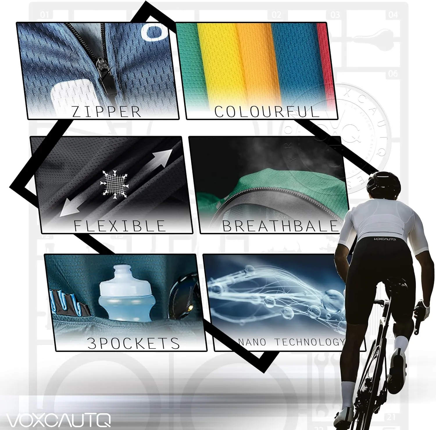 Men's Cycling Jersey Set Road Bike Shorts Sleeves Jersey,Breathable Bike Shirt Quick-Dry Summer Bike Clothing
