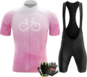Men's Cycling Jersey Set Road Bike Shorts Sleeves Jersey,Breathable Bike Shirt Quick-Dry Summer Bike Clothing