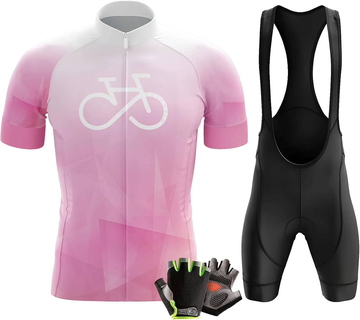 Men's Cycling Jersey Set Road Bike Shorts Sleeves Jersey,Breathable Bike Shirt Quick-Dry Summer Bike Clothing