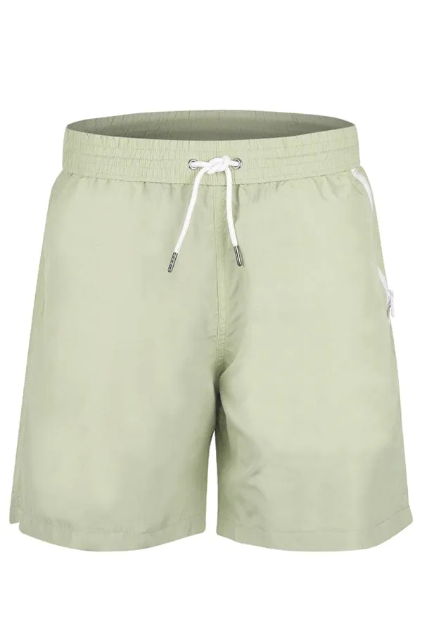 Men's Olive Green Swim Trunk Shorts