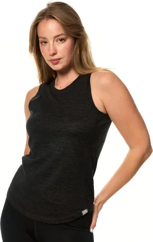 Merino Wool Tank Top Women - Active Merino Wool Undershirt Moisture Wicking Breathable Anti-Odor Lightweight Base Layer