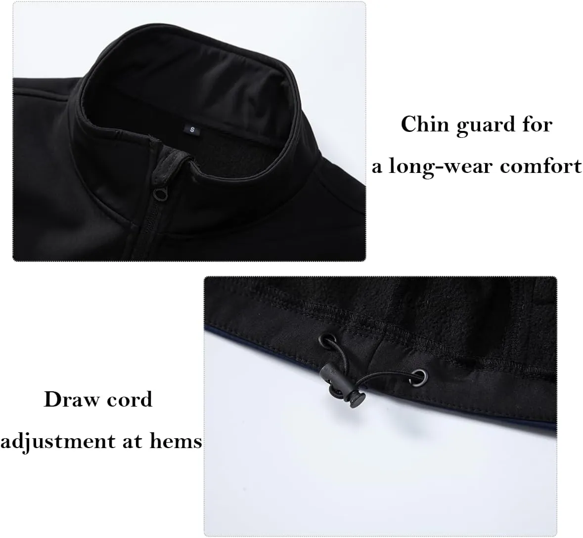 Msmsse Men's Outerwear Lightweight Vest Standing Collar Puffer Sleeveless Jacket for Hiking Running Golf