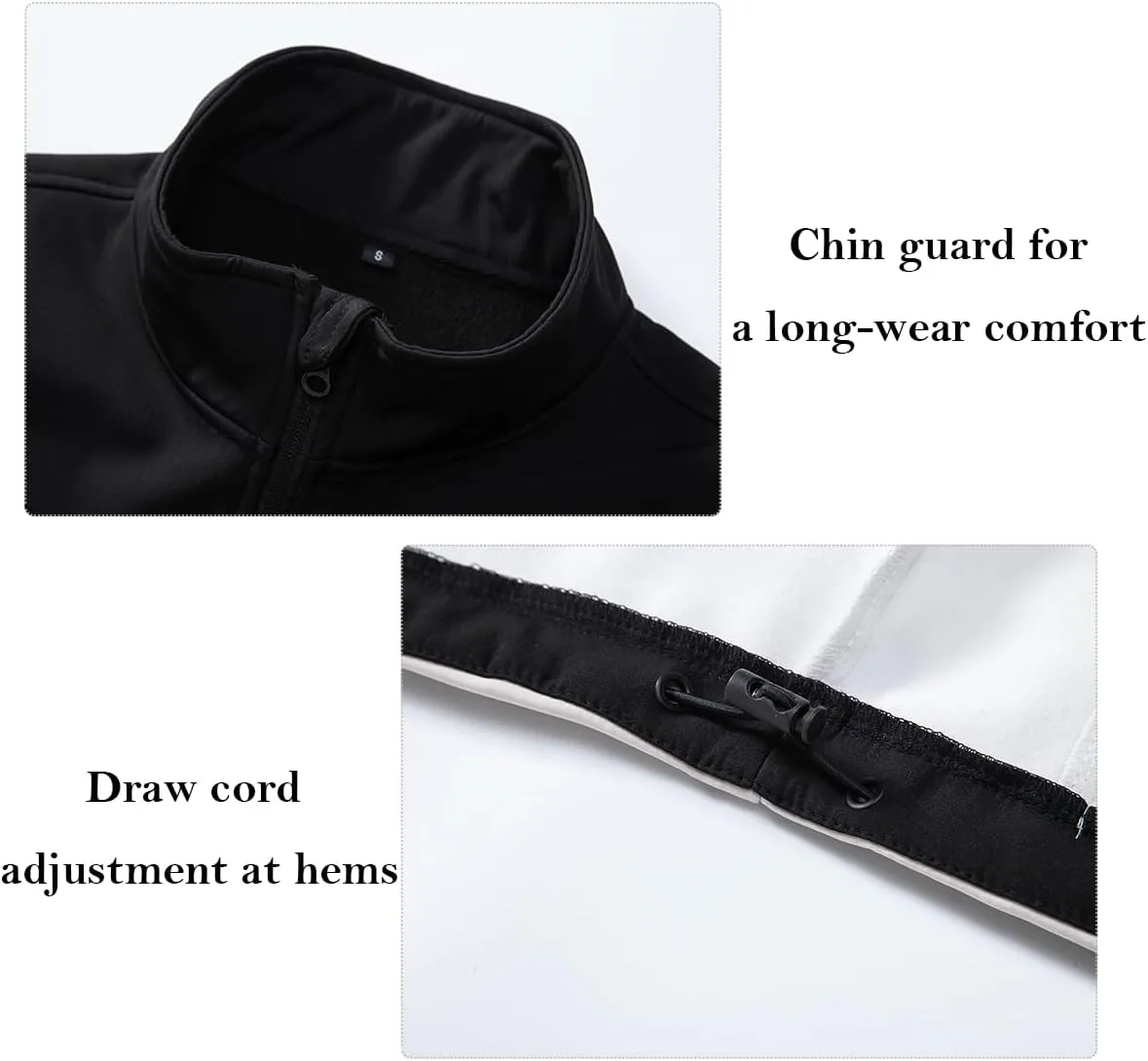 Msmsse Men's Outerwear Lightweight Vest Standing Collar Puffer Sleeveless Jacket for Hiking Running Golf
