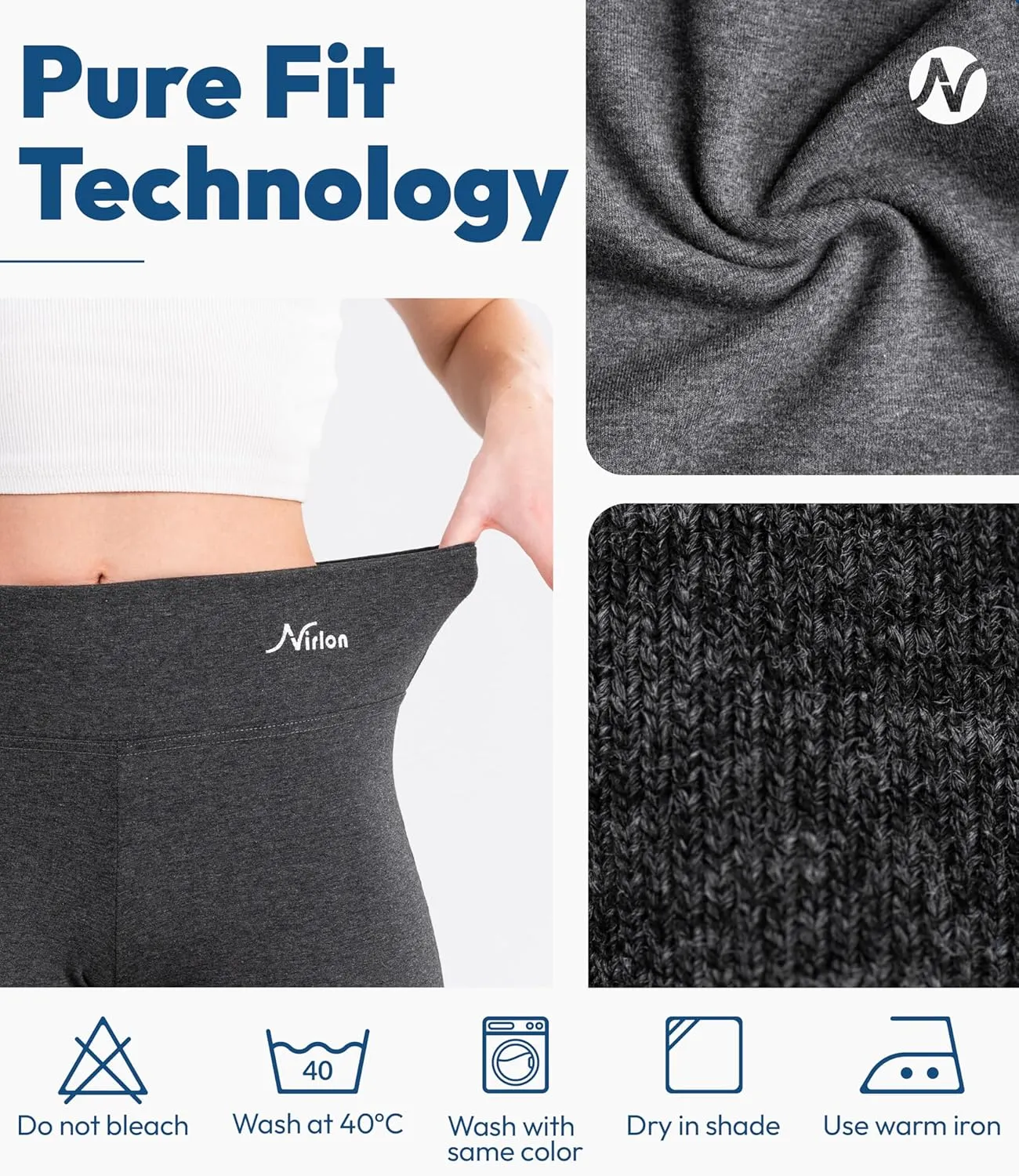 Nirlon Yoga Pants with Pockets - Yoga Pants with Pockets for Women Breathable Leggings with Pockets Regular & Plus Size Pants