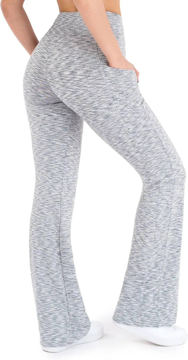 Nirlon Yoga Pants with Pockets - Yoga Pants with Pockets for Women Breathable Leggings with Pockets Regular & Plus Size Pants