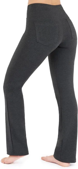 Nirlon Yoga Pants with Pockets - Yoga Pants with Pockets for Women Breathable Leggings with Pockets Regular & Plus Size Pants