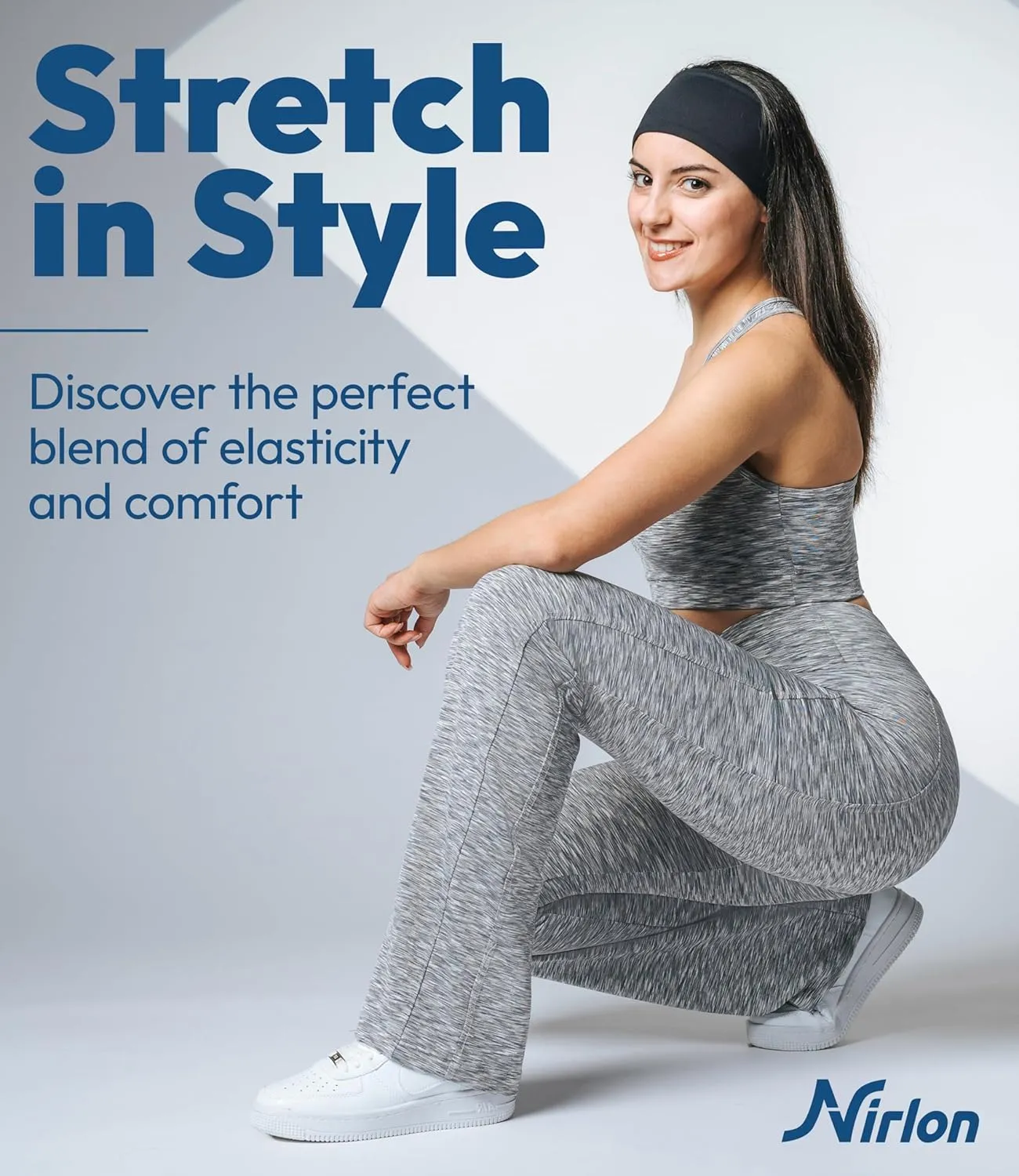Nirlon Yoga Pants with Pockets - Yoga Pants with Pockets for Women Breathable Leggings with Pockets Regular & Plus Size Pants