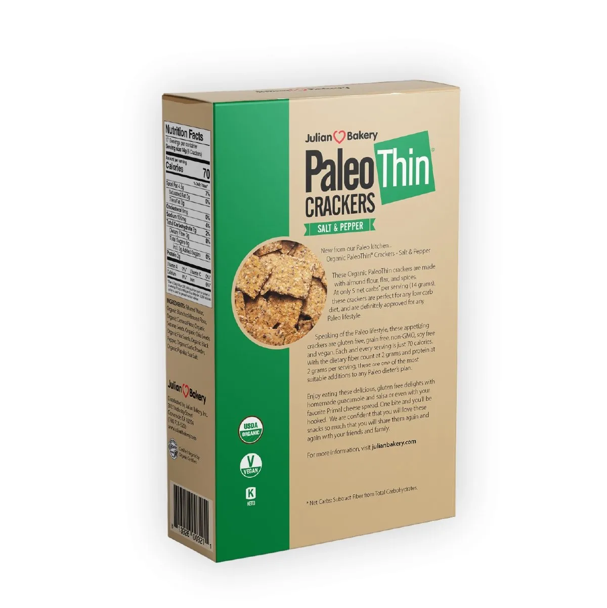 Organic Crackers Variety Pack