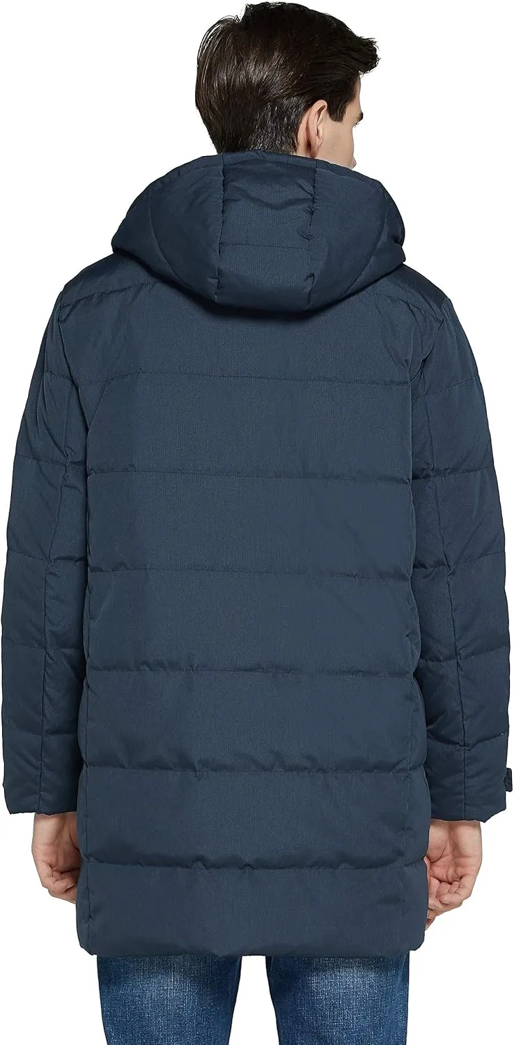 Orolay Men's Long Hooded Winter Down Jacket Warm Puffer Jacket