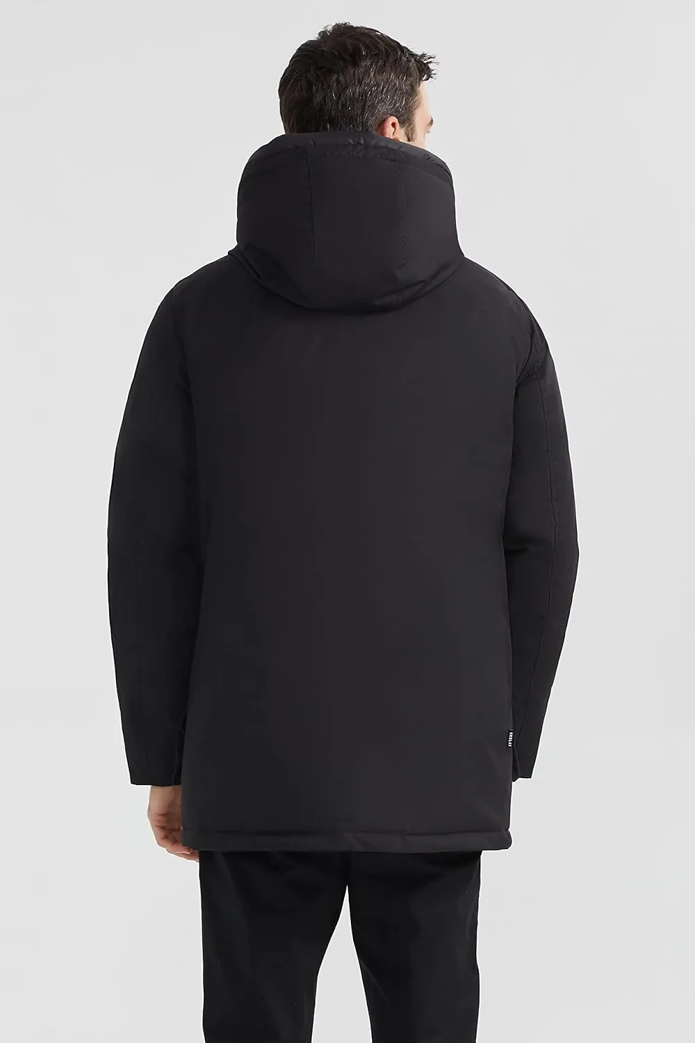 Orolay Men's Thickened Down Coat Winter Parka Jacket Hooded Puffer