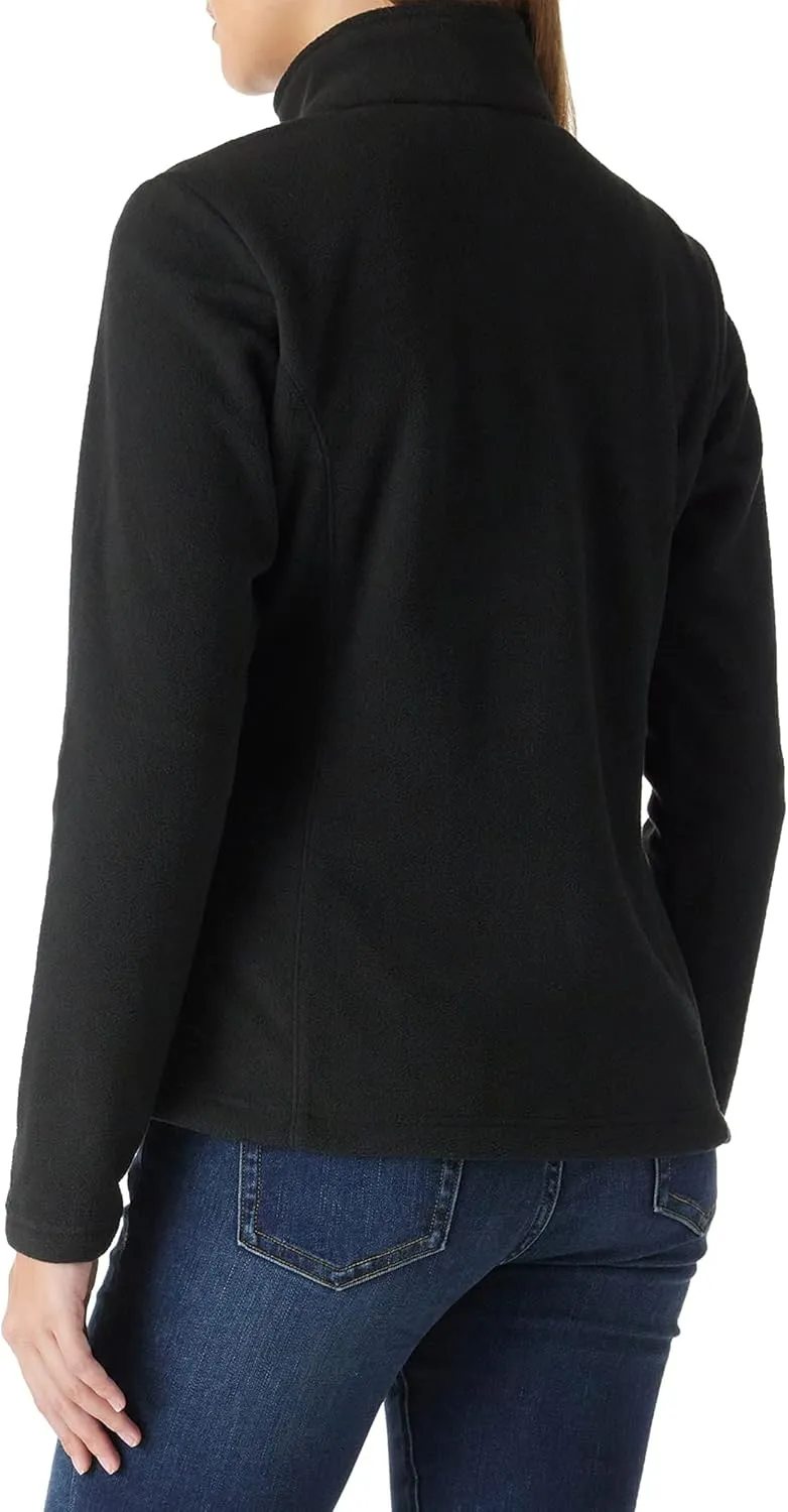Outdoor Ventures Women's Lightweight Warm Zip Up Long-Sleeve Soft Polar Fleece Jacket for Fall Winter