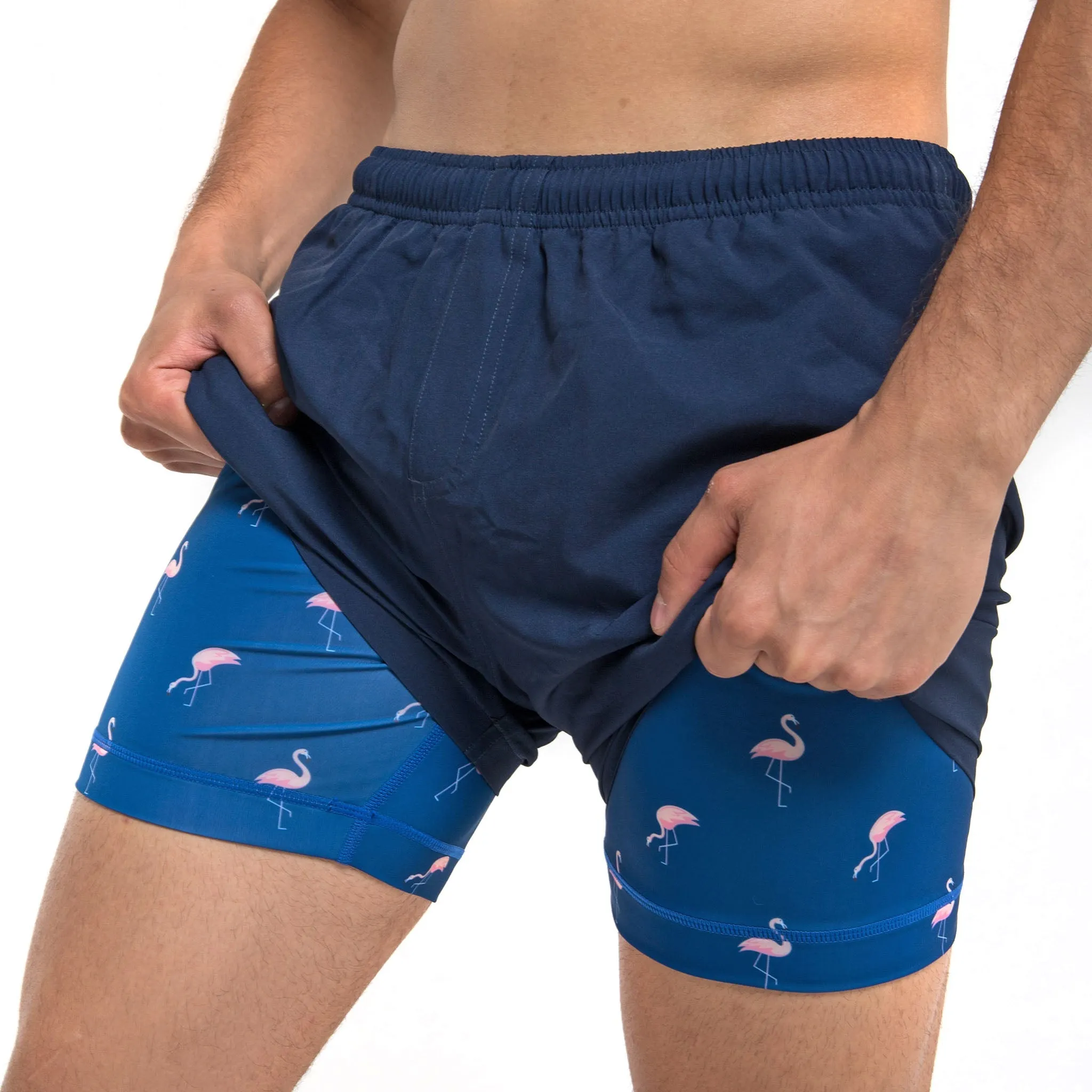 Performance Gym Short   Compression Liner - Navy by Bermies