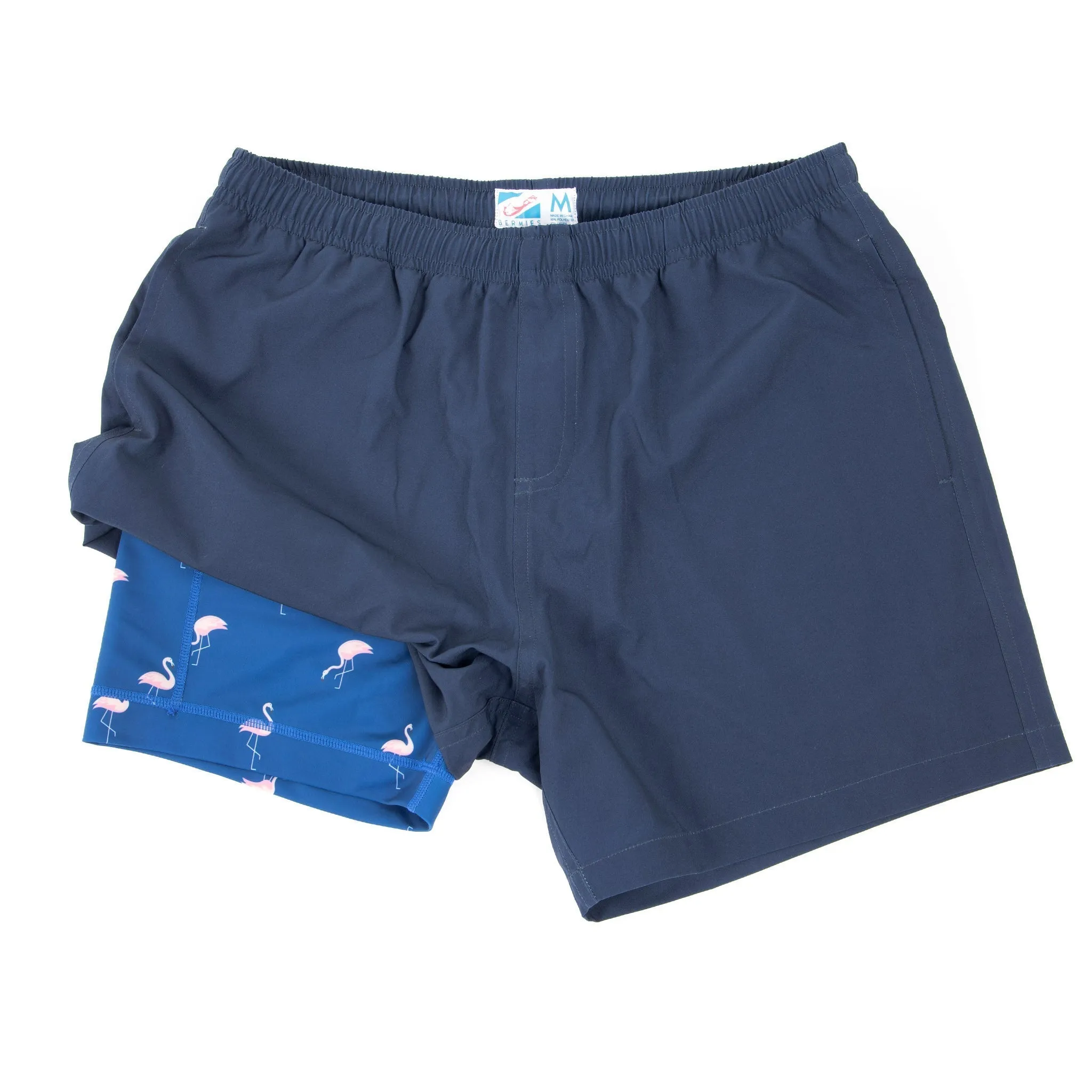 Performance Gym Short   Compression Liner - Navy by Bermies