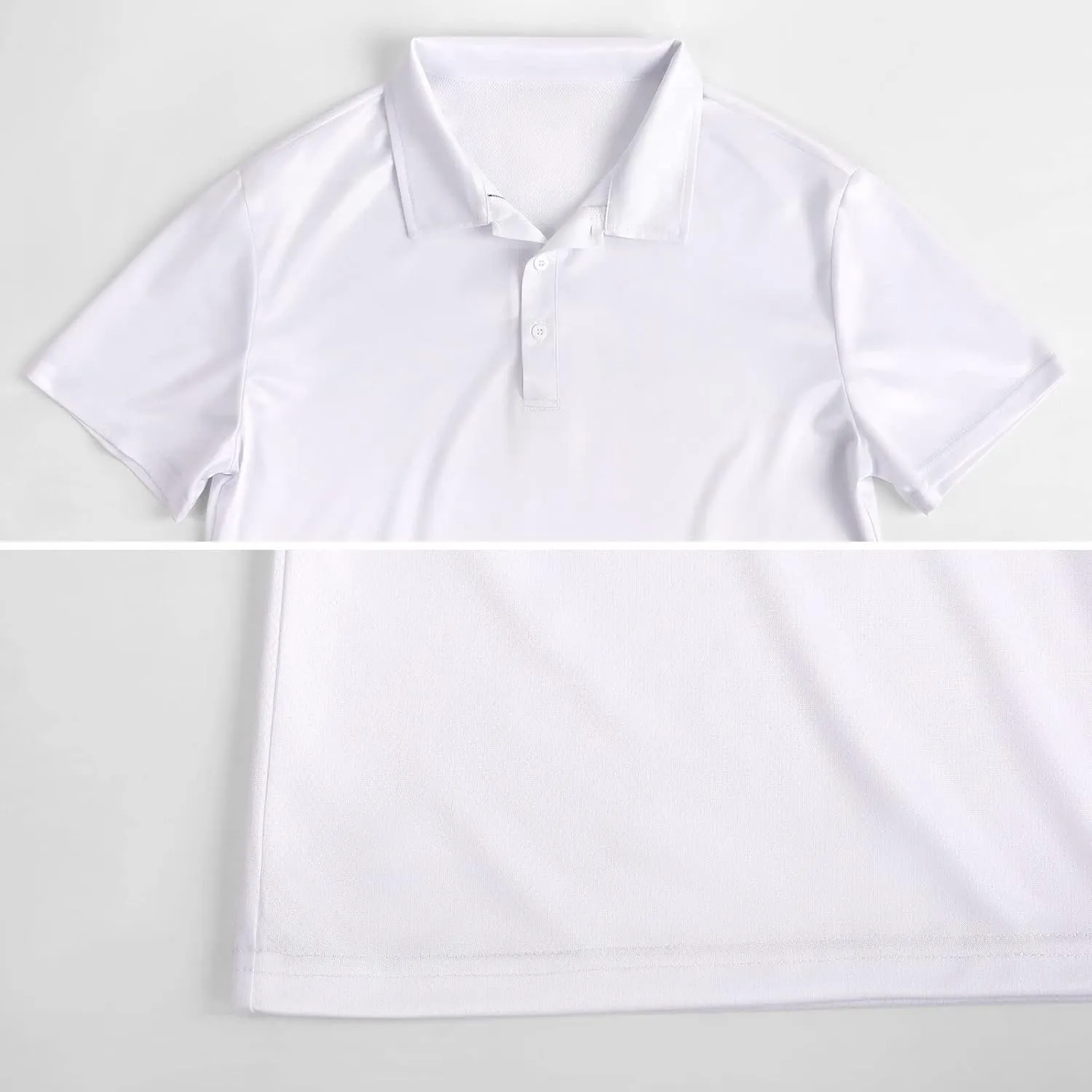 Philippines Flag Wood Patterning Slim Fit Men's Short Sleeve Polo Shirts Quick-Dry Breathable Golf T-Shirt Tops