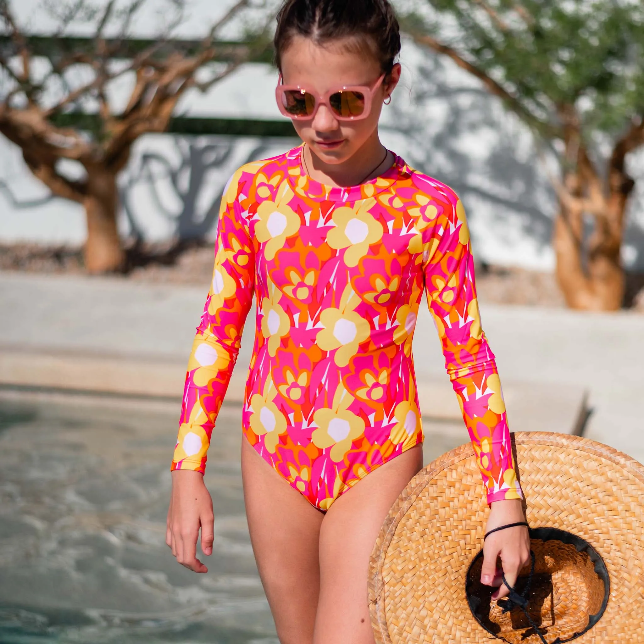 Pop of Sunshine LS Surf Suit