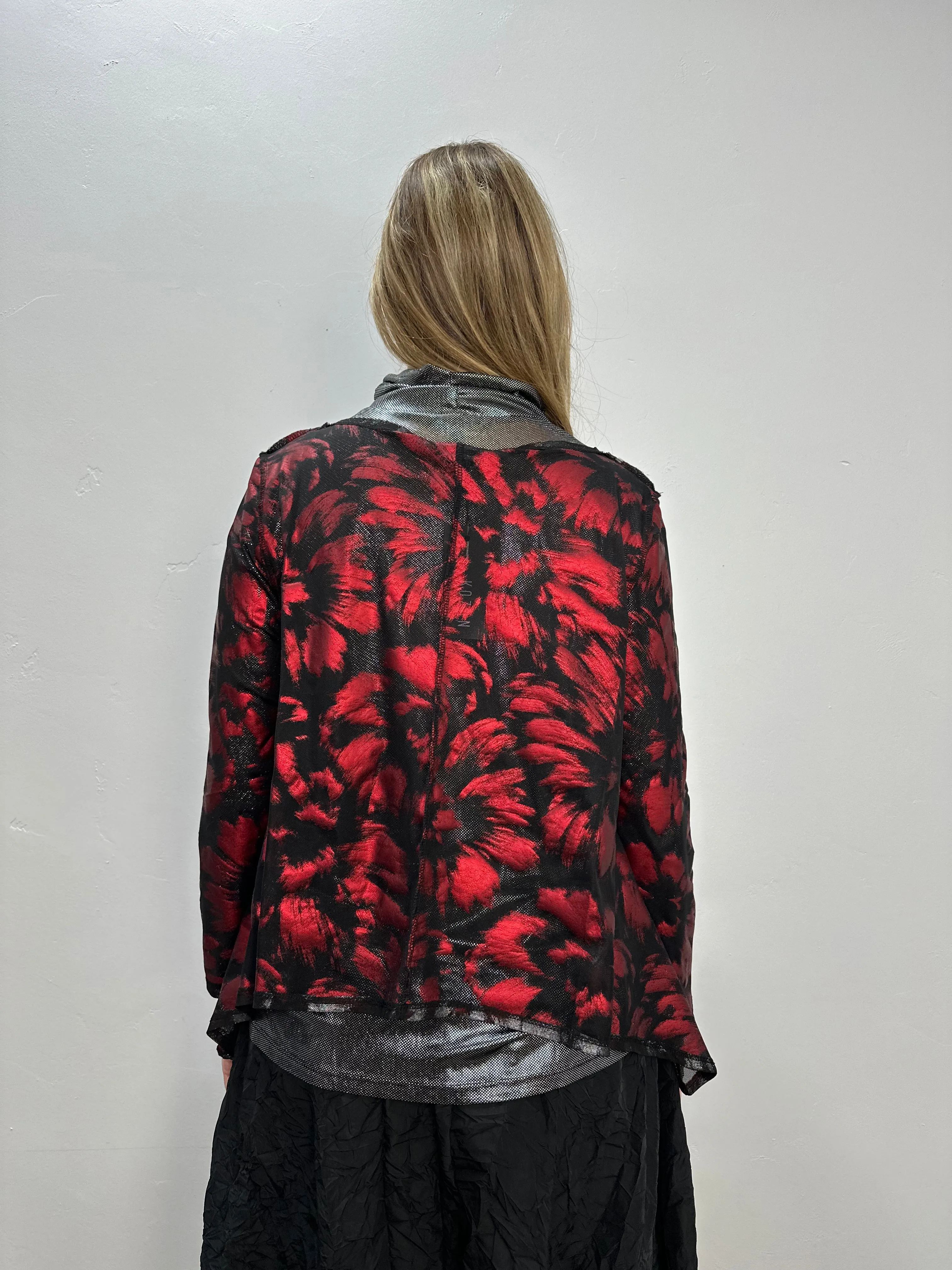 Reversible Silver Ice or Red Mila Topper
