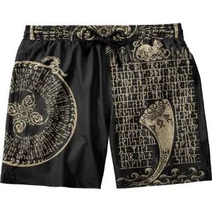Runes of Thor Swim Trunks - Stone Edition