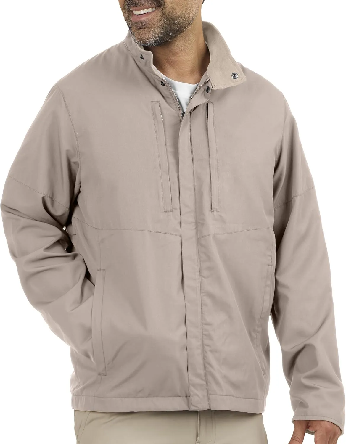 SCOTTeVEST Epic Travel Jacket for Men - 24 Hidden Pockets - Soft Shell Coat - Pickpocket Proof Clothing