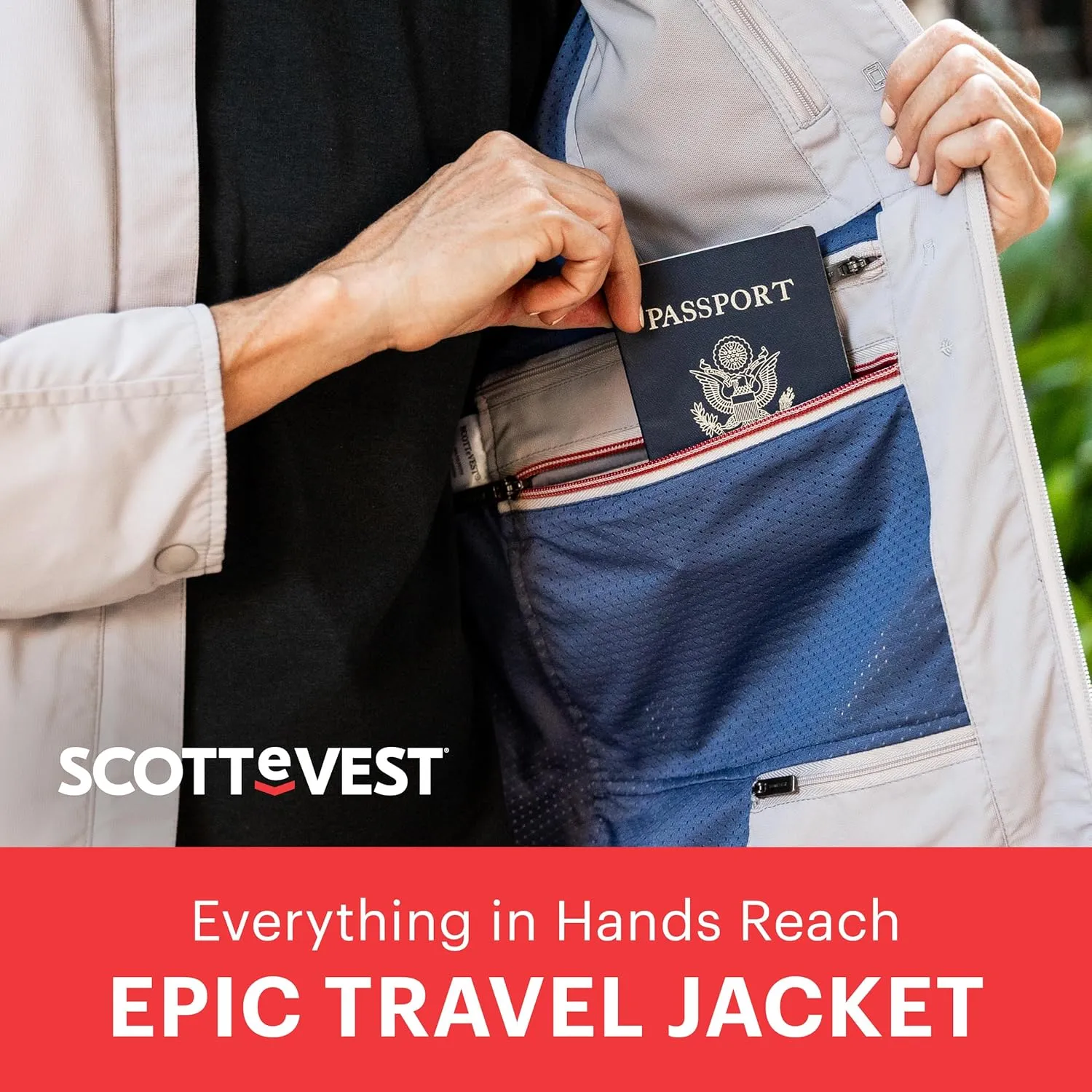 SCOTTeVEST Epic Travel Jacket for Women - 22 Hidden Pockets - Soft Shell Coat - Pickpocket Proof Clothing