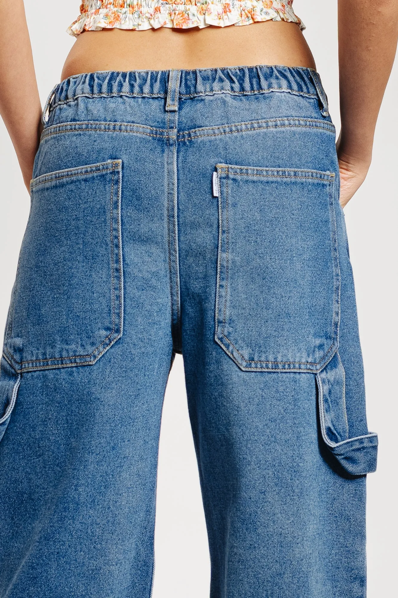 Seamed Indigo Shorts