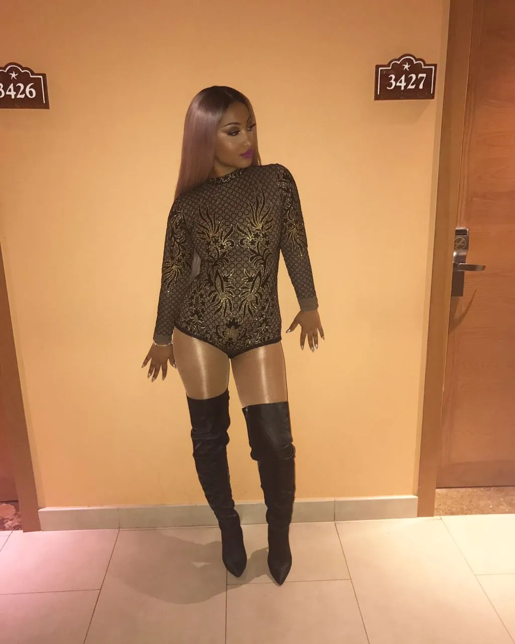 Shimmer twinkle long sleeve bodysuit