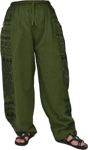 Siamrose Casual Baggy Yoga Harem Pants Lounge Trousers Men Women, with 2 Big Pockets