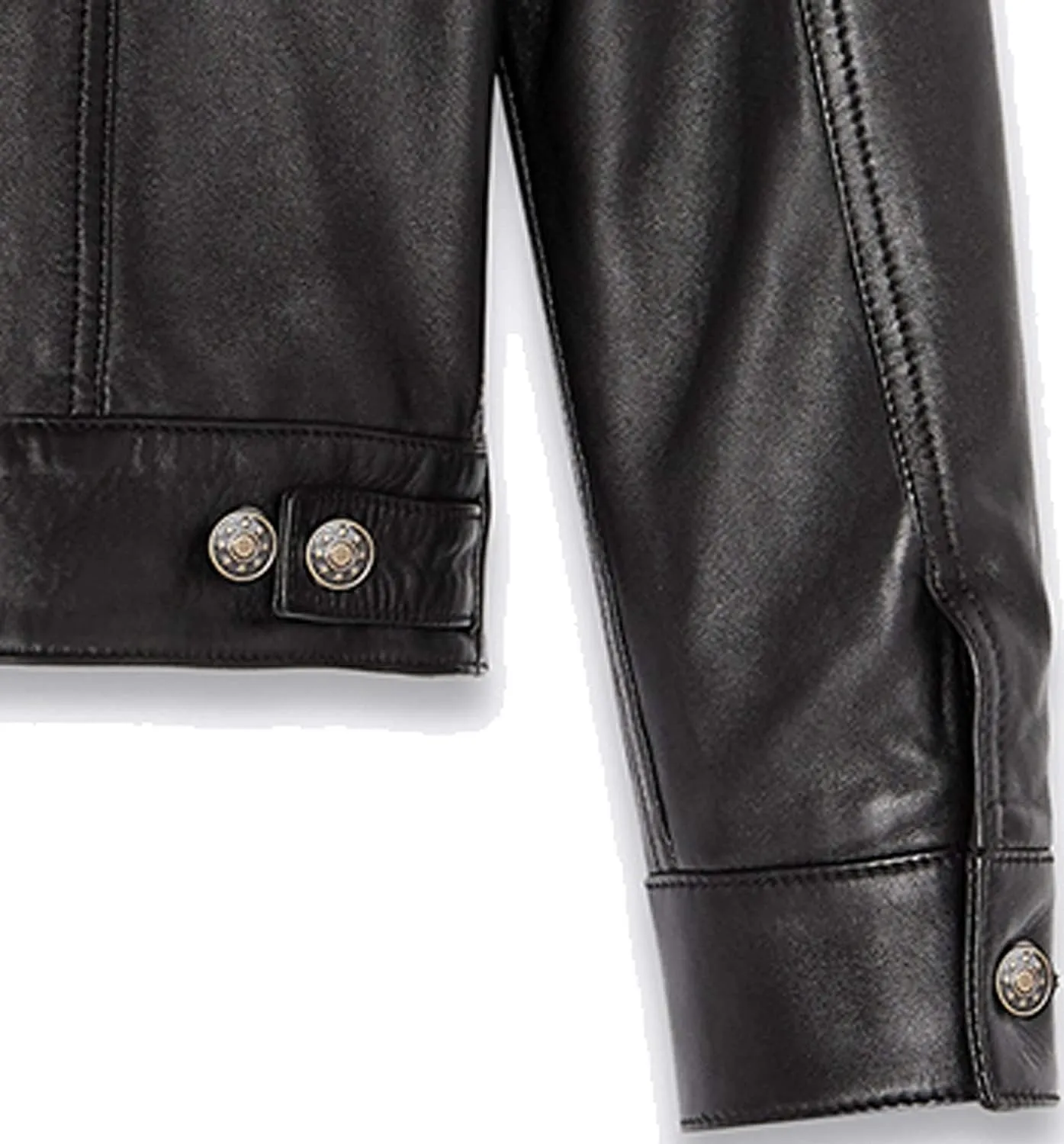 Skylinewears Mens Genuine Leather Biker Jacket Black Real Soft Sheep Napa Leather Trucker Iconic Leather Jackets
