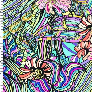 SP-NP2702 Waves of Serenity Nylon Spandex Digitally Wet Print