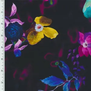 SP-NP90002 Shadows & Flowers Printed Spandex
