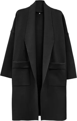 SuperPrity Womens Cardigan Sweater Fall Fashion 2024 Casual Oversized Knit Open Front Long Coatigan Jacket Coat Trendy Outfit