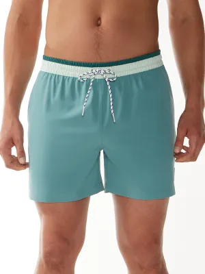 The Teal Breakers B 5.5" (Classic Swim Trunk)